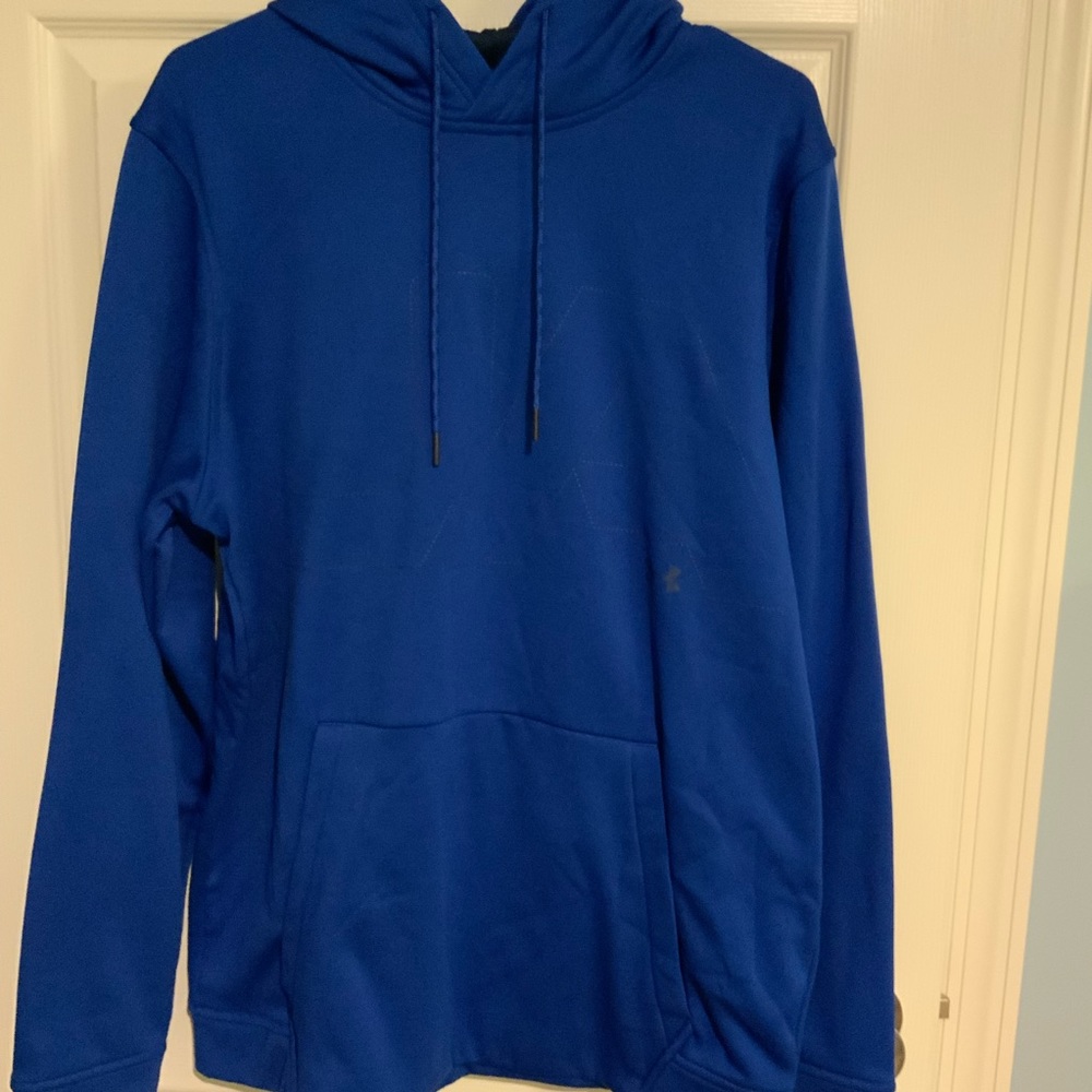 Under Armour hoodie COLDGEAR large blue